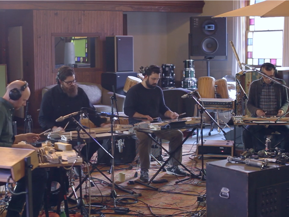 Video of Sō Percussion music group