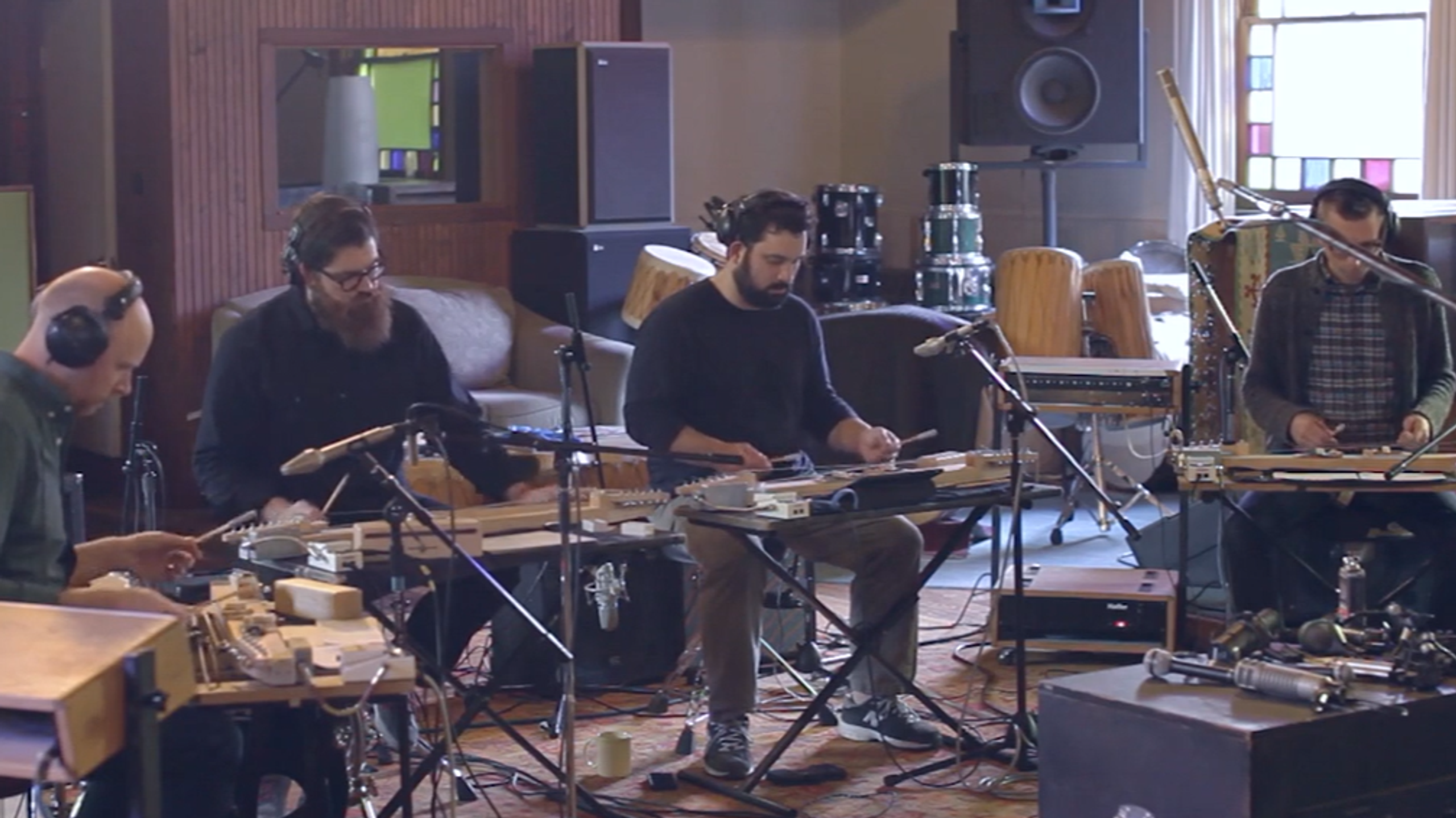 Video of Sō Percussion music group
