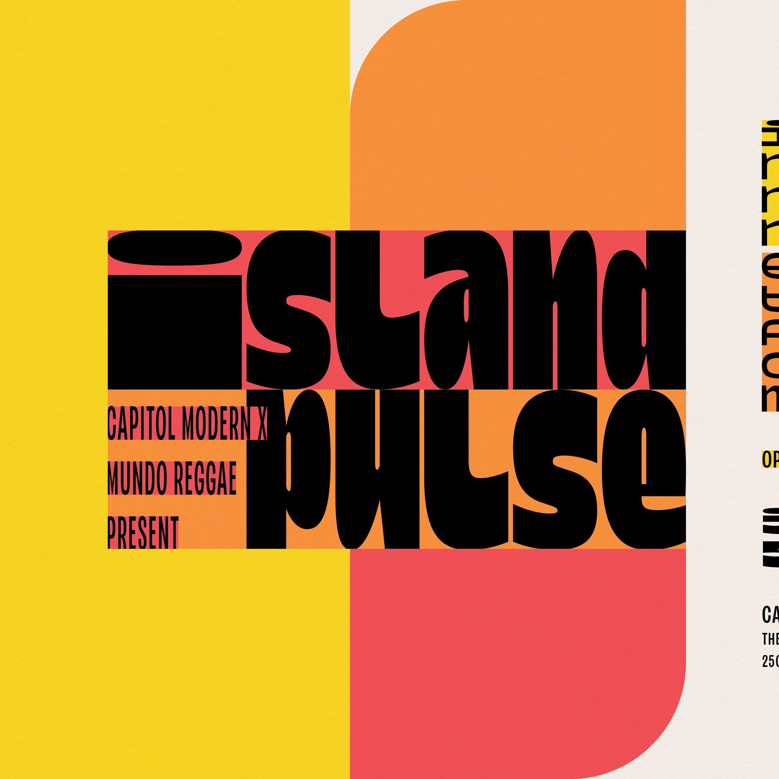 Promotional graphic for Island Pulse event
