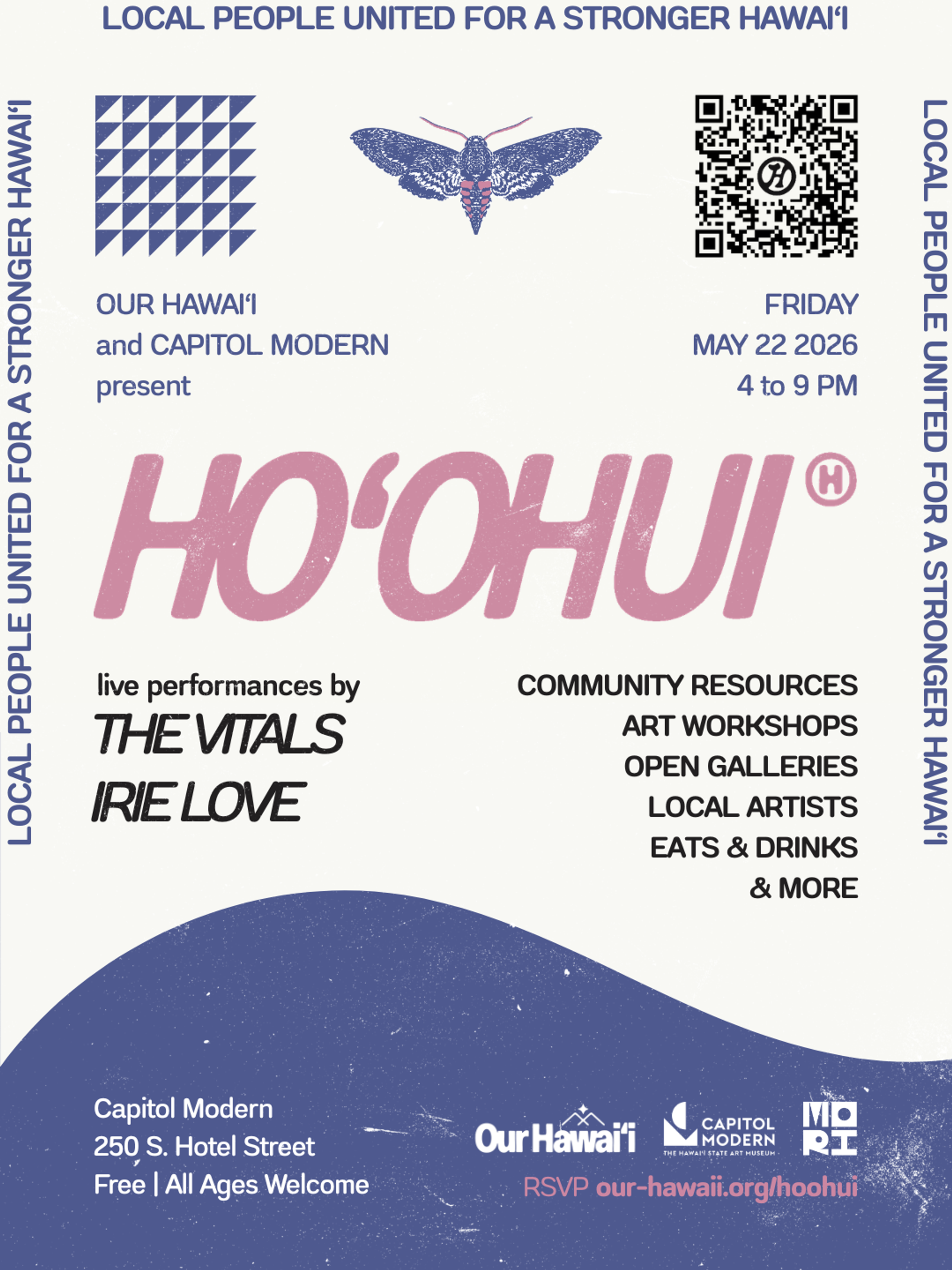 promotional graphic for May 22 hoohui event