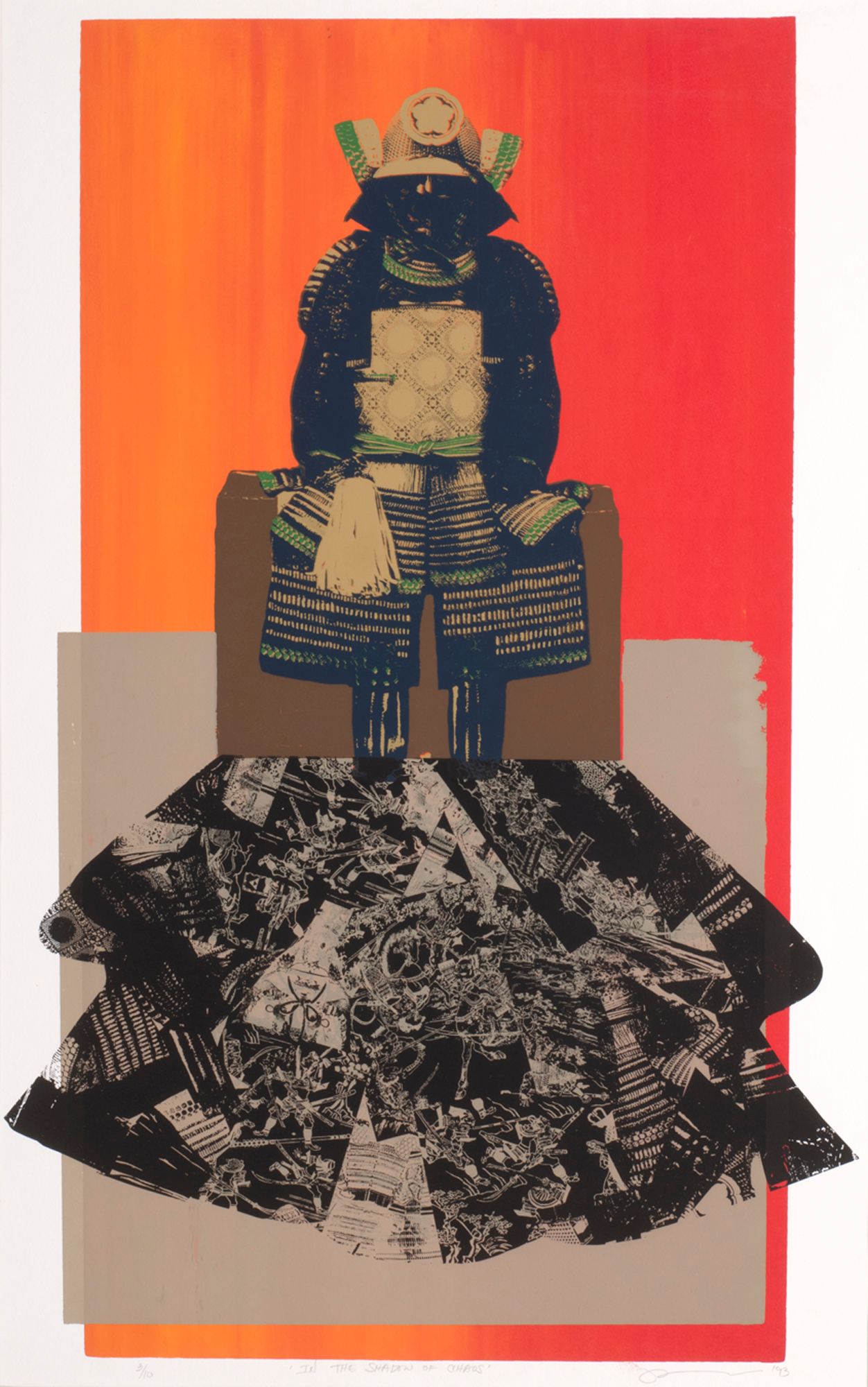 Gallery view of the "Fear of the Unknown" exhibit.