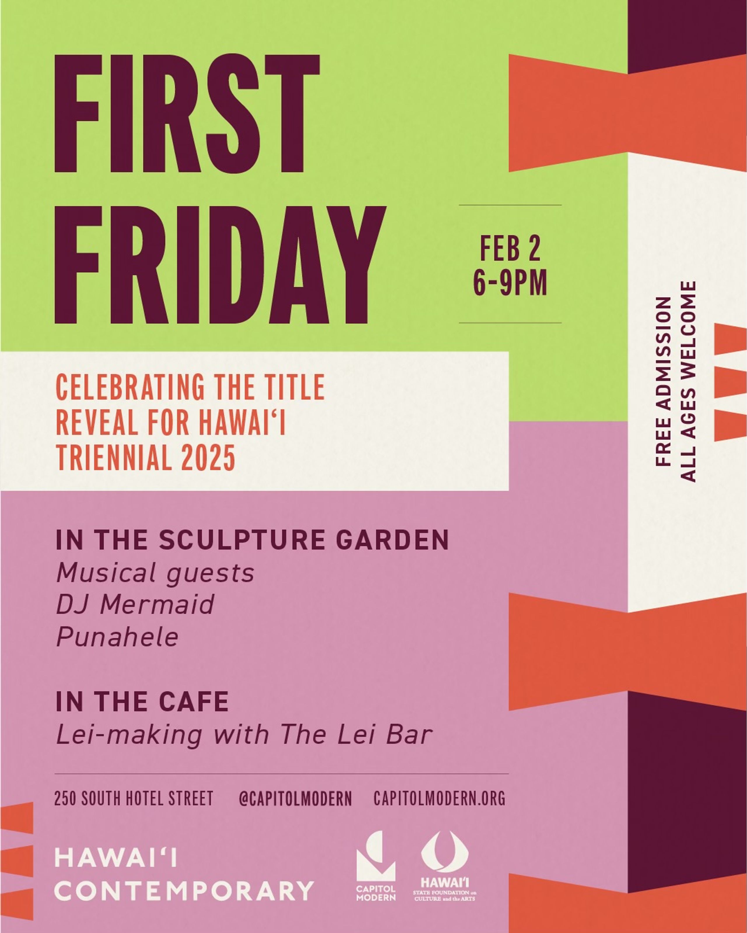 First Friday: Celebrating the Title Reveal for Hawai‘i Triennial 2025
