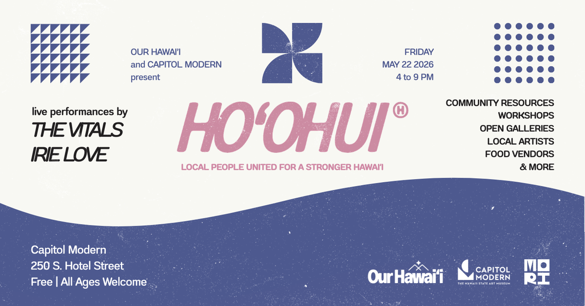 promotional graphic for May 22 hoohui event