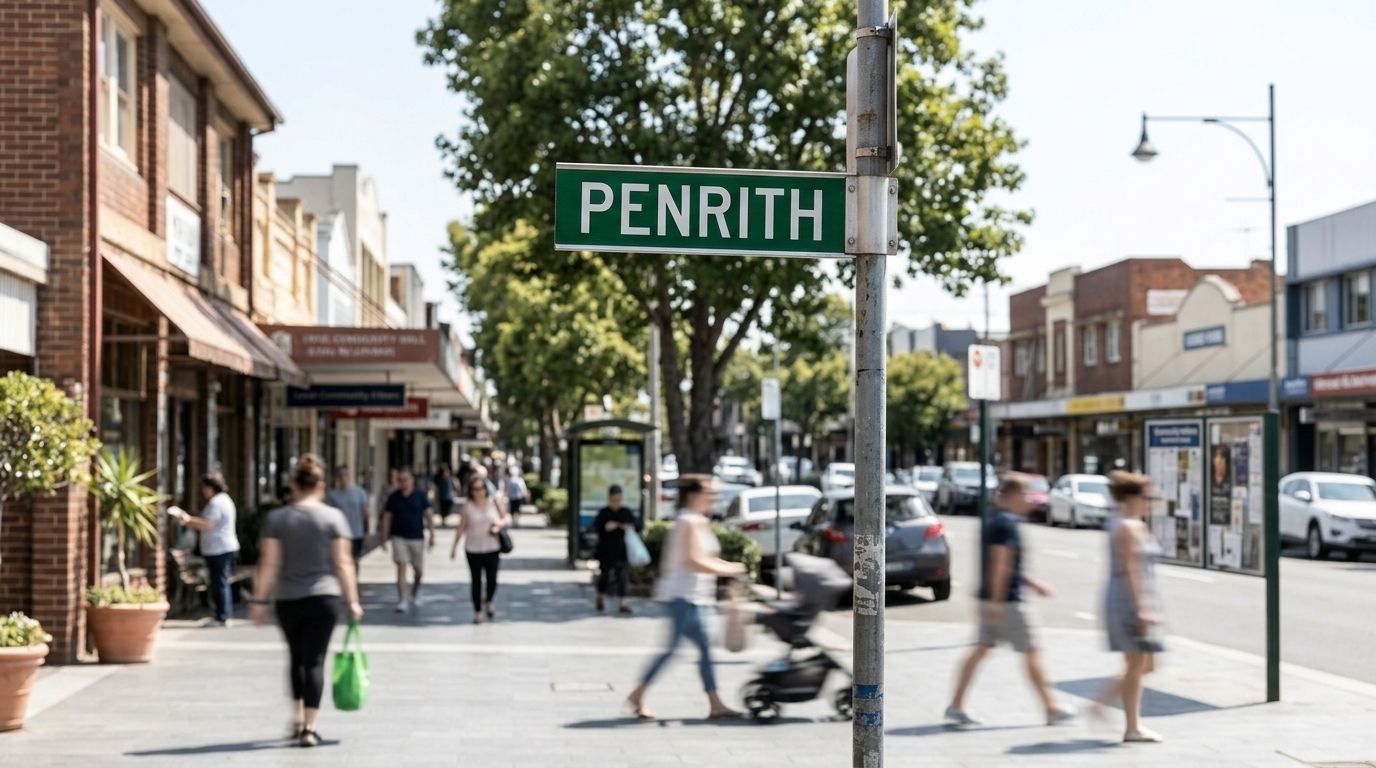 Penrith street sign