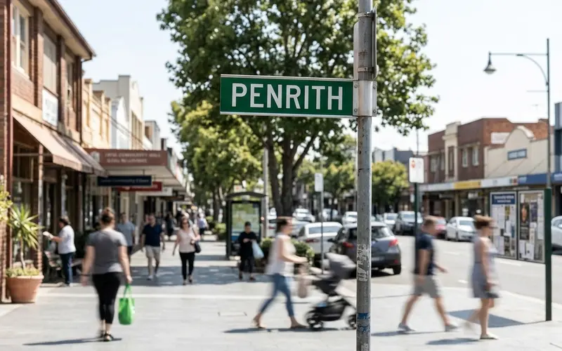 Penrith street sign
