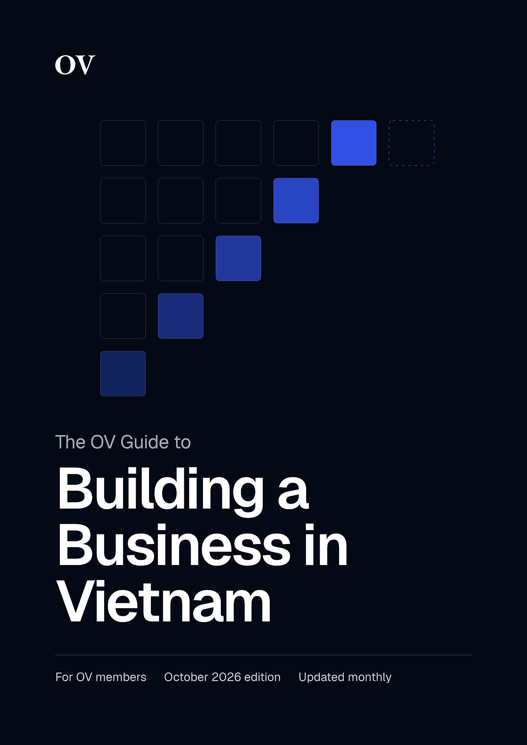 Cover of The OV Guide to Building a Business in Vietnam