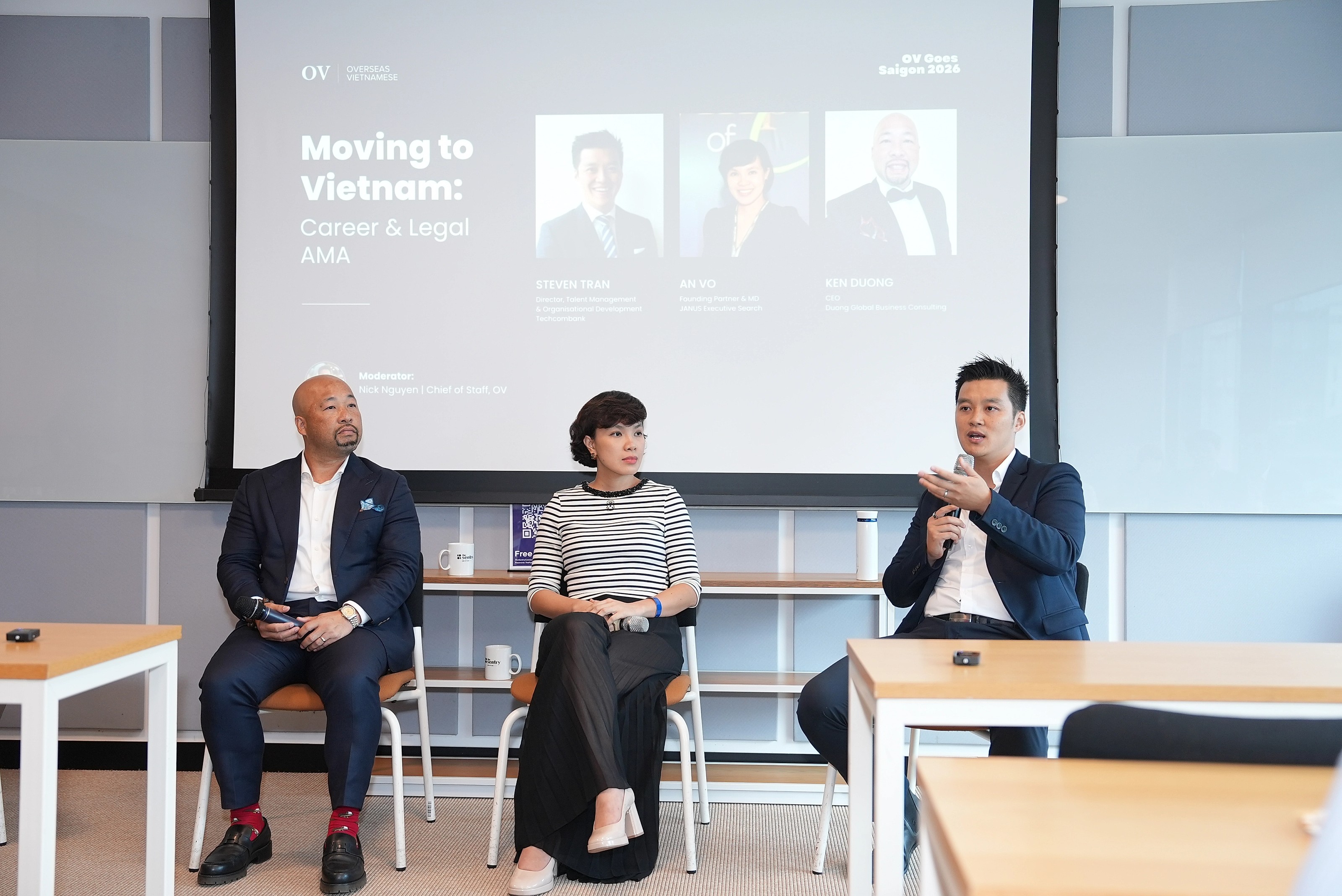 The Moving to Vietnam panel at OV Summit 2026 in Ho Chi Minh City