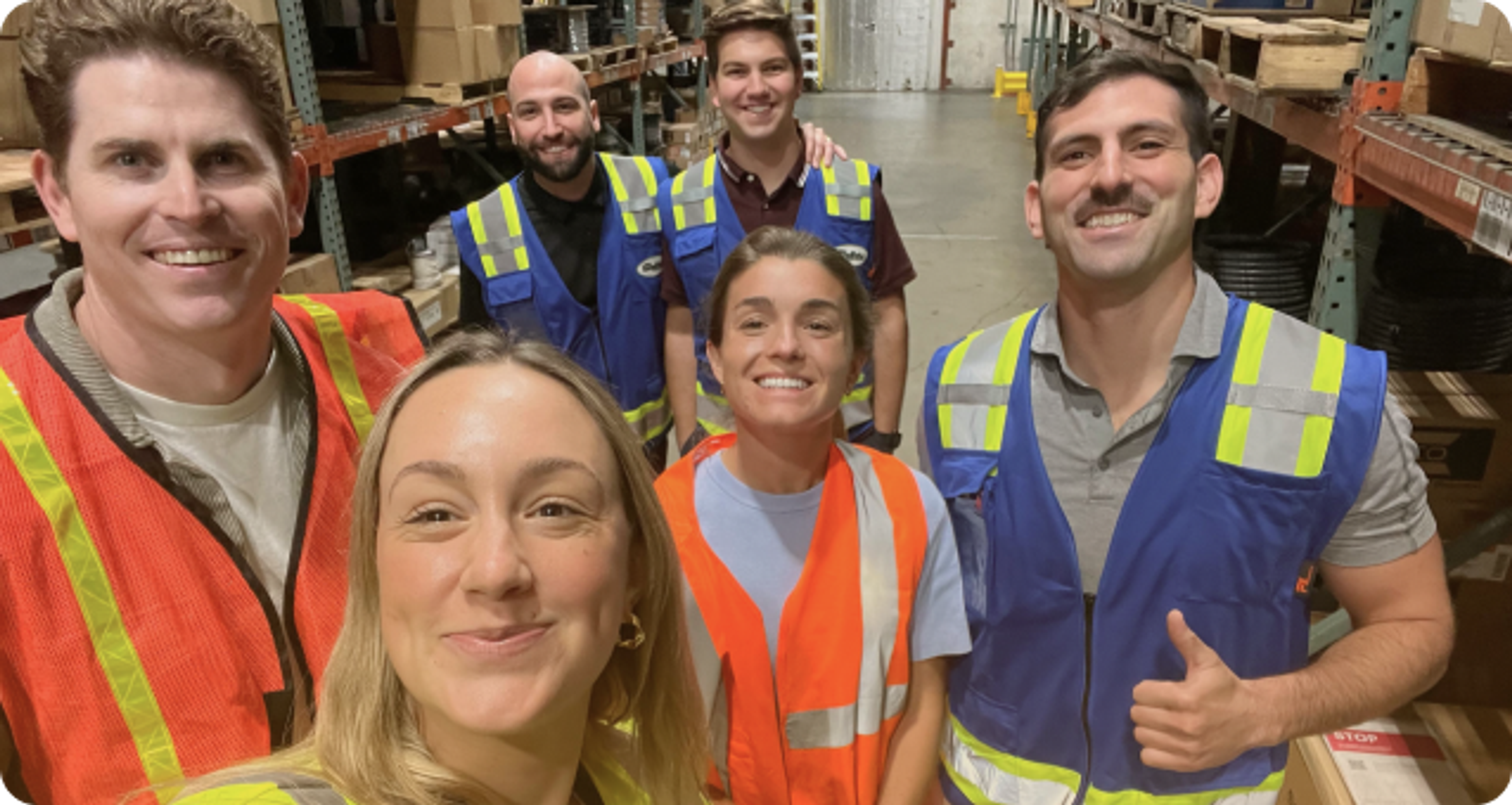 xeal team in safety vests