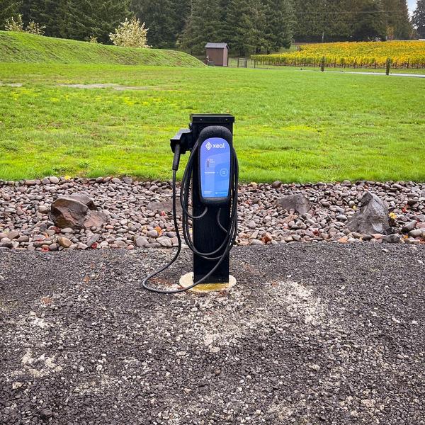 Xeal charger next to field