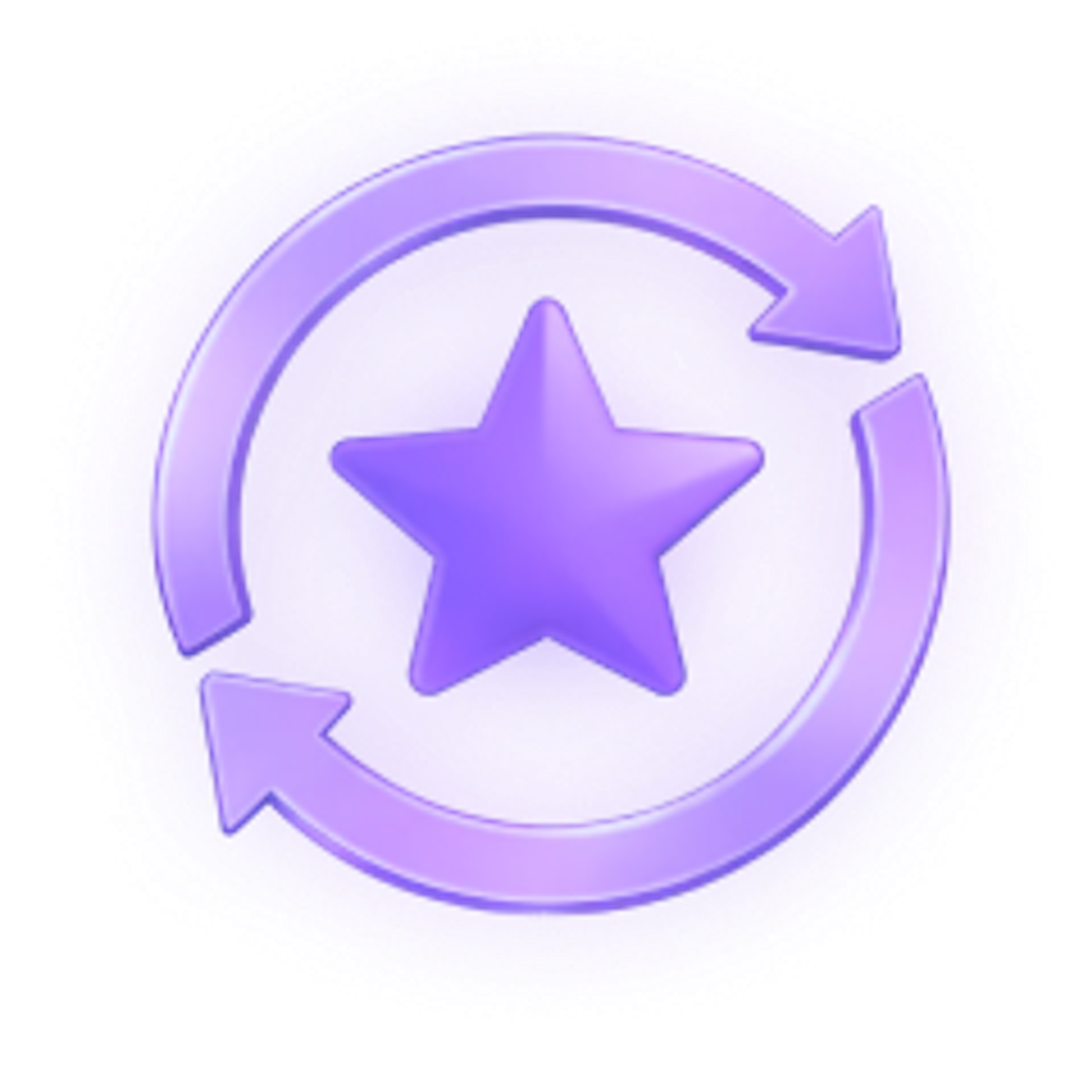 star with arrows circle 