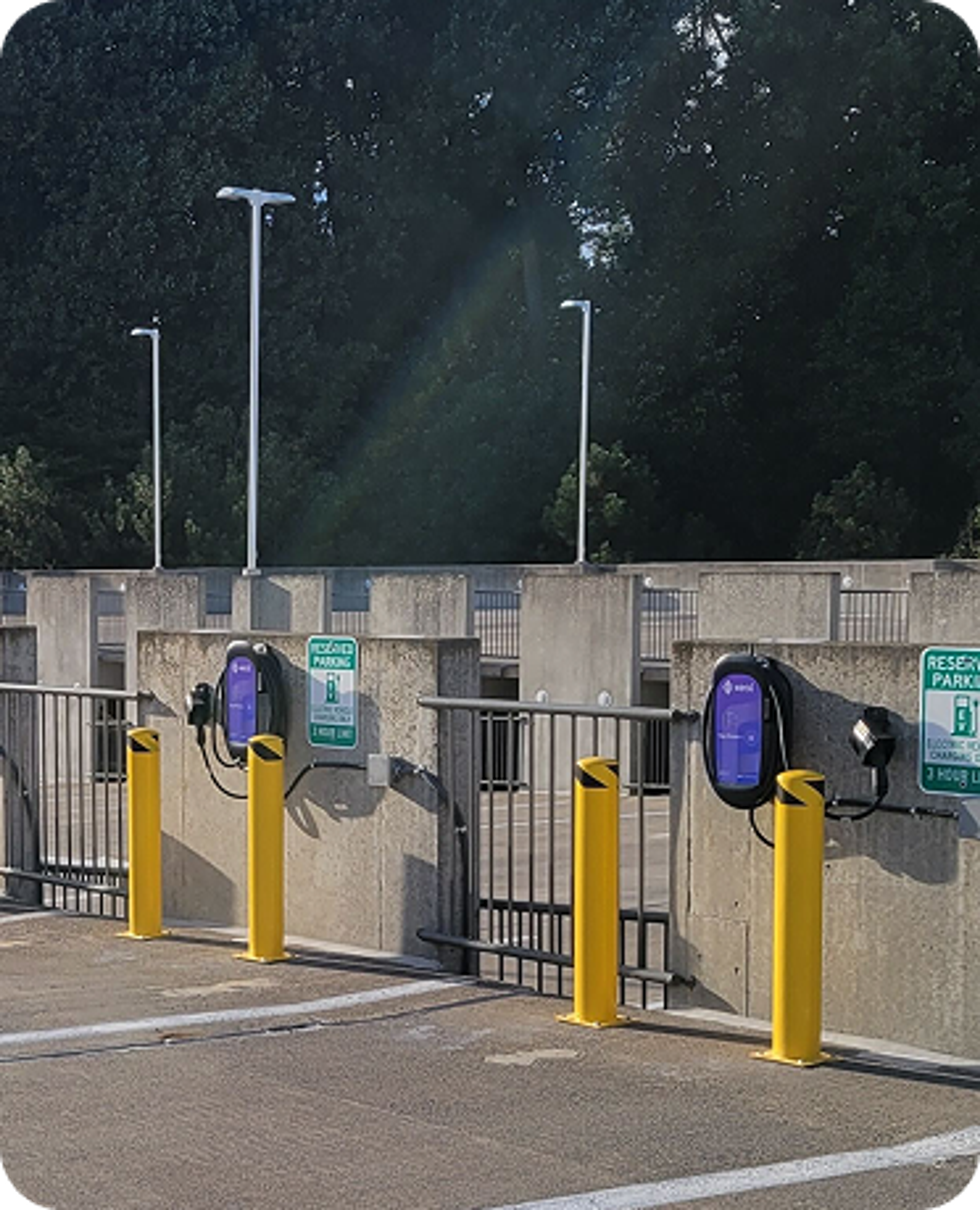 2 xeal chargers in parking lot