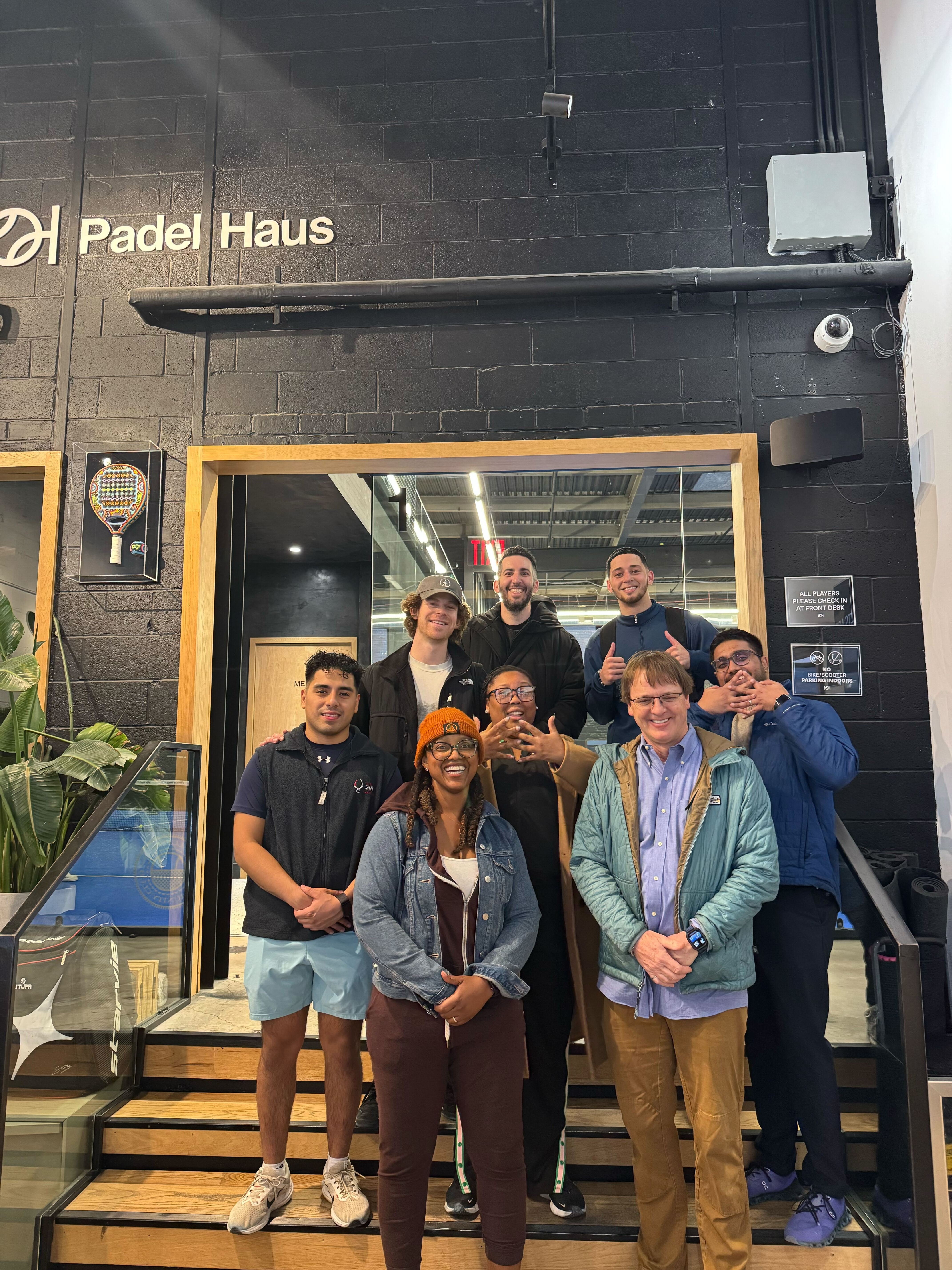 Xeal team in front of building