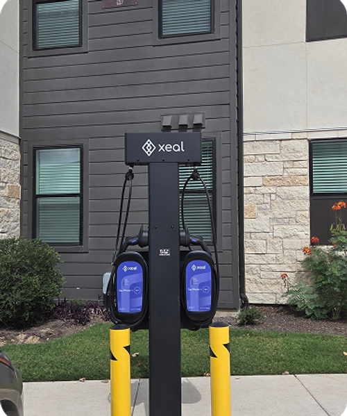 Xeal Charger on sidewalk