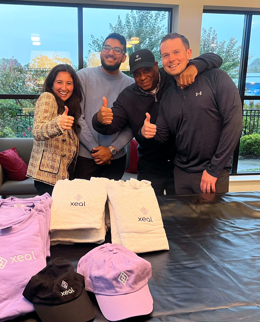 2 men talking next to electrical box