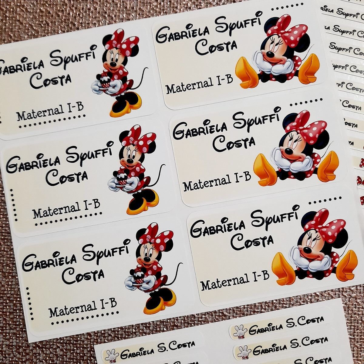 Etiquetas escolares personalizadas, foto 1