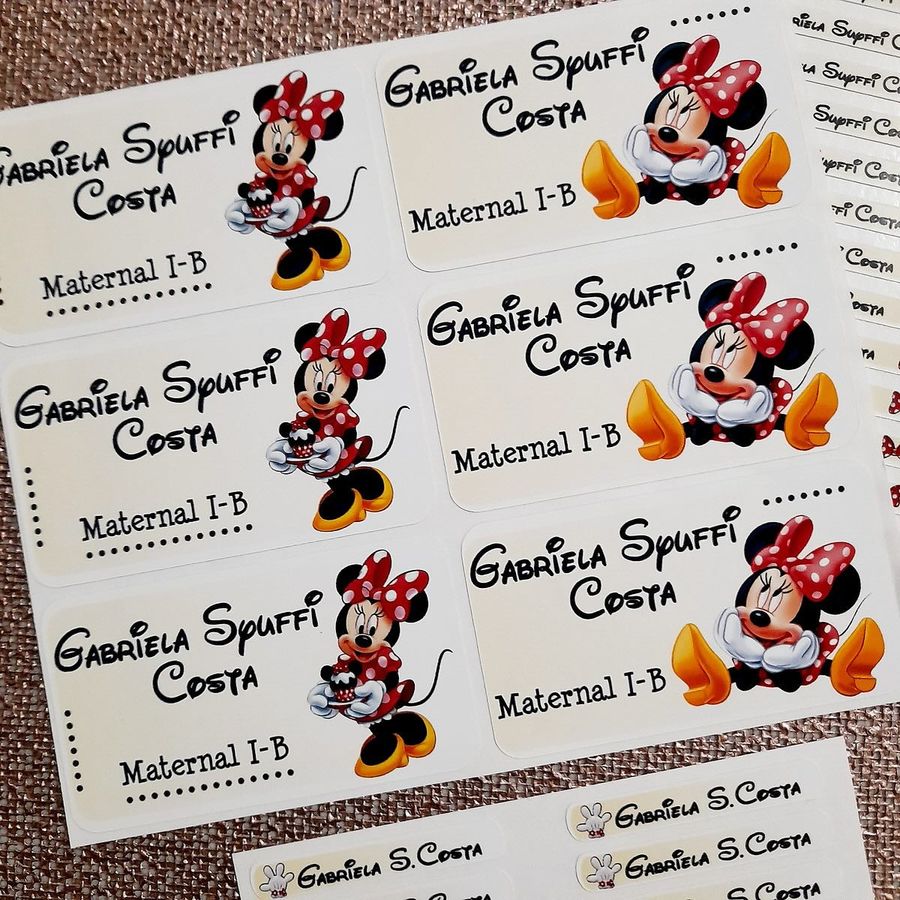 Etiquetas escolares personalizadas, foto 1