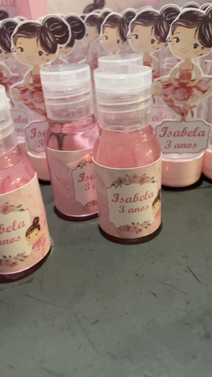 Personalizados no tema bailarina aquarela  personalizados bailarina explorar aniversarioinfantil lembrancinhas