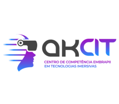 Logo AKCIT - Centro de Competência EMBRAPII em Tecnologias Imersivas