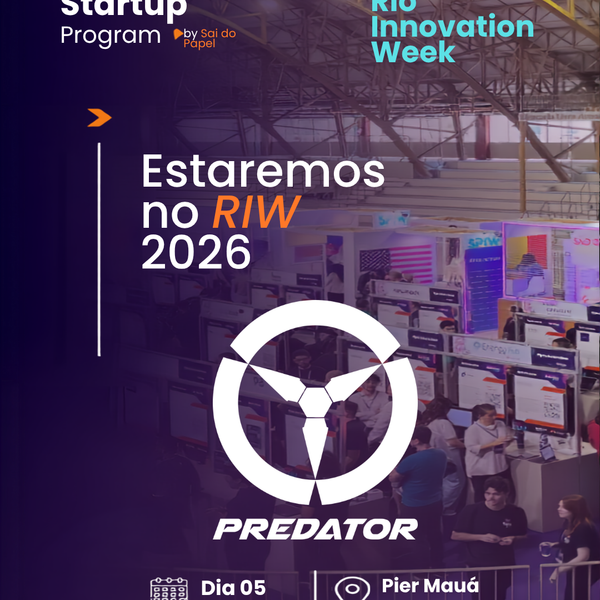 Predator marca presença no Rio Innovation Week 2026 no Pier Mauá