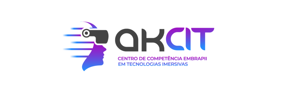 Logo AKCIT - Centro de Competência EMBRAPII em Tecnologias Imersivas