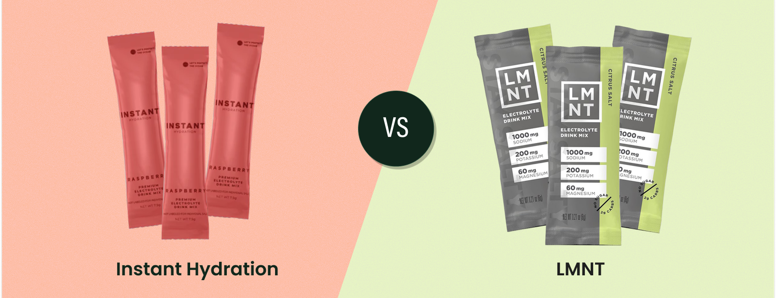 Instant Hydration vs. LMNT: Which Electrolyte Powder Is Right for You?