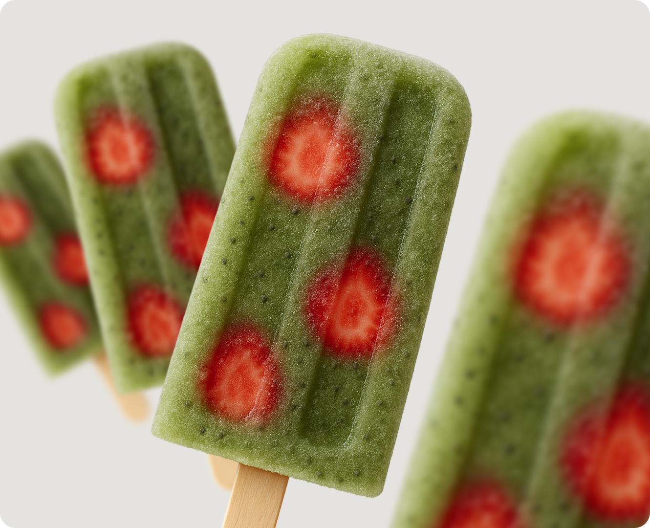 Strawberry Popsicle Recipe With a Greens-Powered Twist