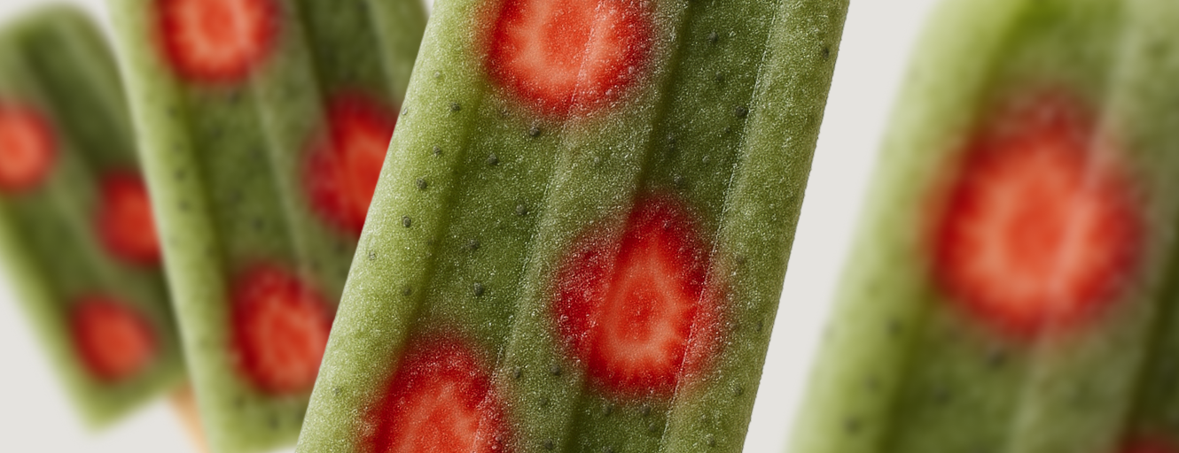 Strawberry Popsicle Recipe With a Greens-Powered Twist