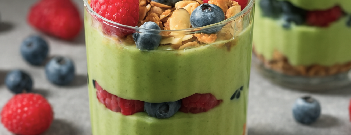 Quick and Easy Yogurt Parfait Recipe With Super Greens