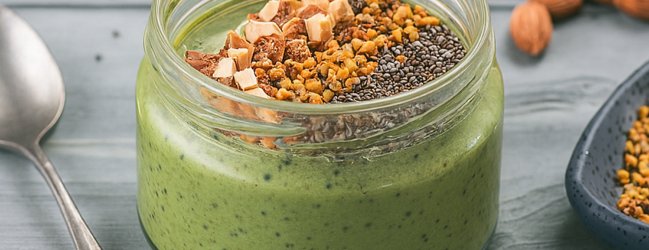 Healthy Overnight Oats Recipe With Greens Powder