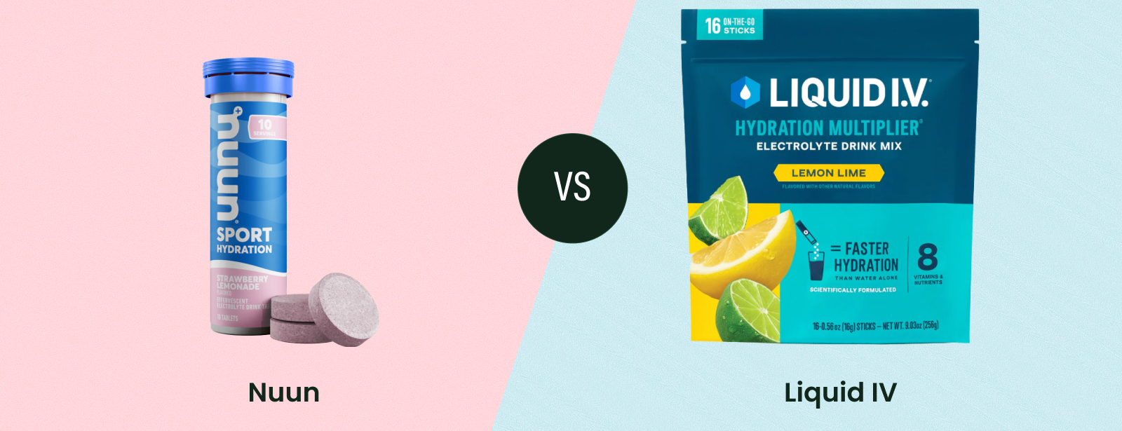 Nuun vs. Liquid I.V.: A Complete Comparison of Ingredients, Cost & Taste