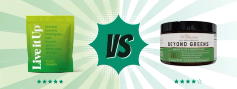 Live it Up Super Greens vs. Beyond Greens