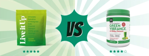 Live it Up Super Greens vs. Green Vibrance