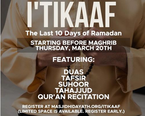 2025 ICA I'Tikaaf registration