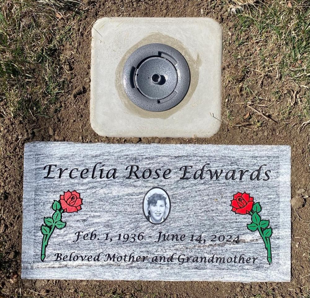 Individual Flush Mounts by Utah Headstone Design