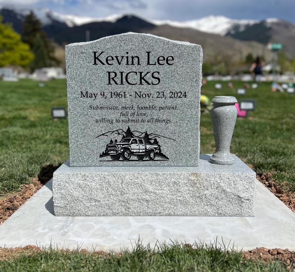 Individual Uprights by Utah Headstone Design