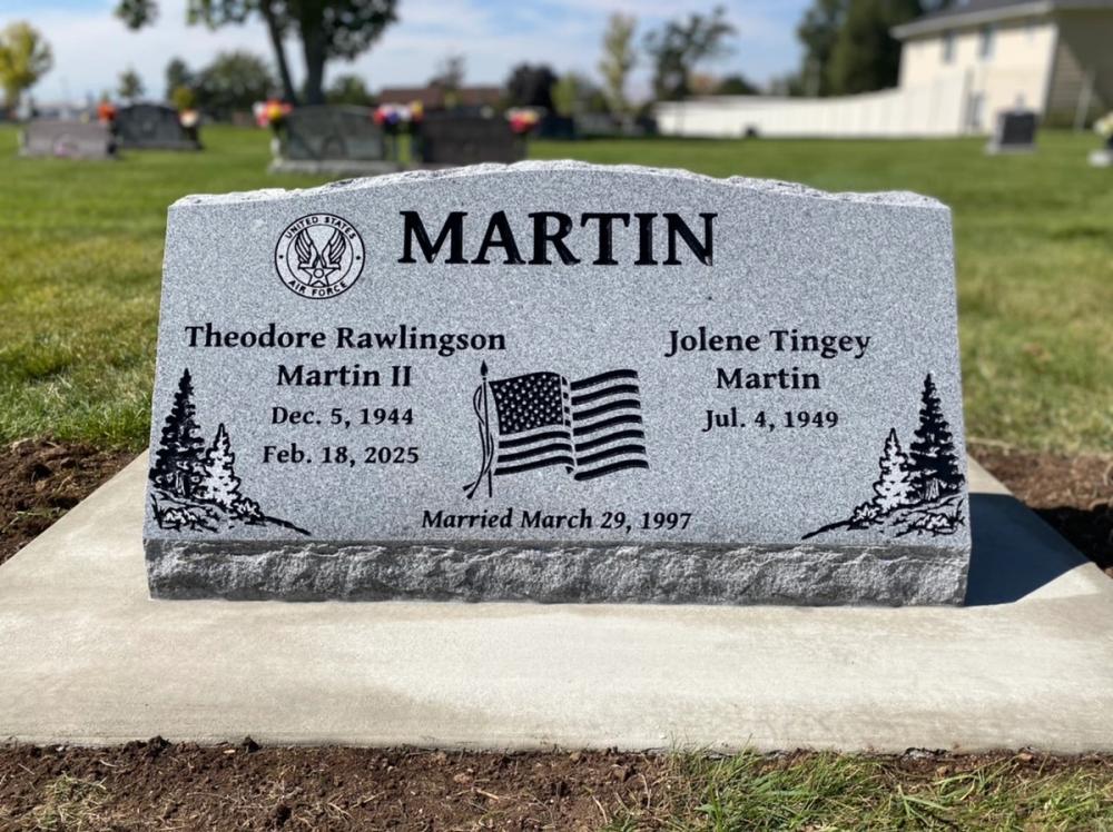 Companion Slants by Utah Headstone Design