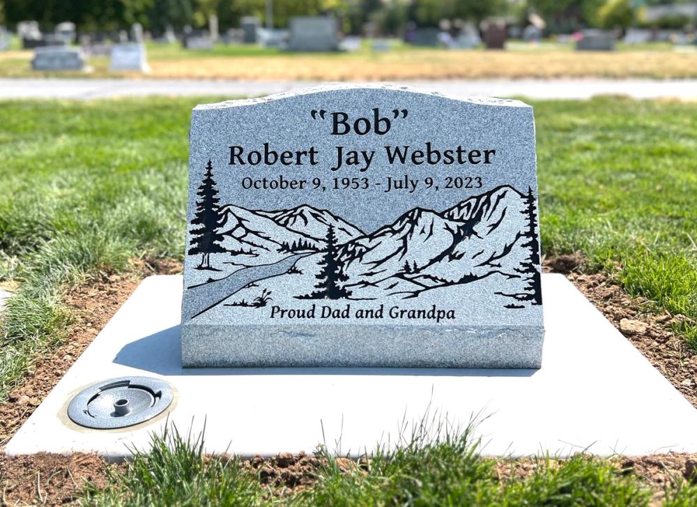 Individual Slants by Utah Headstone Design