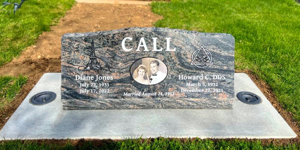 Companion Slants by Utah Headstone Design