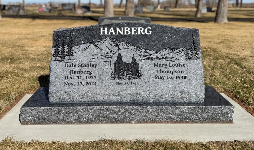 Companion Slants by Utah Headstone Design