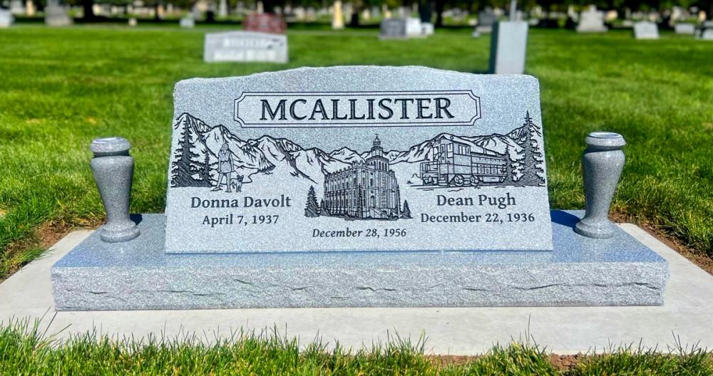 Companion Slants by Utah Headstone Design