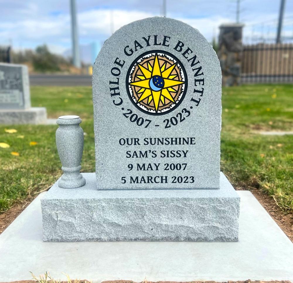 Custom Headstones by Utah Headstone Design