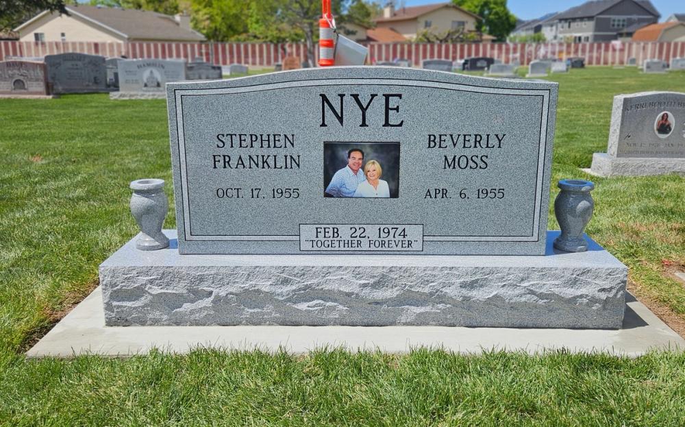Companion Uprights by Utah Headstone Design