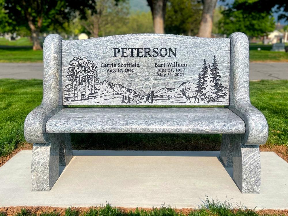 Benches by Utah Headstone Design