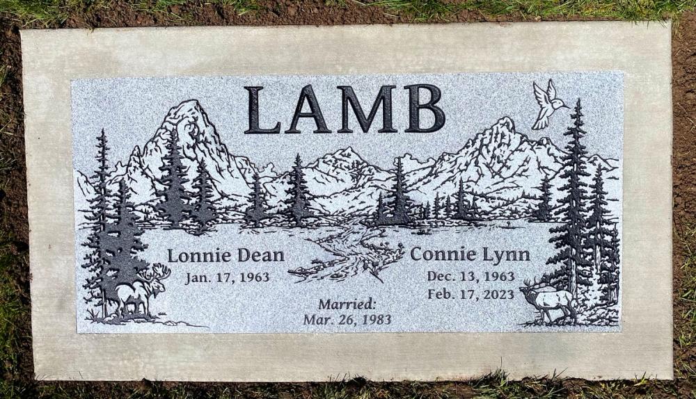 Companion Flush Mounts by Utah Headstone Design