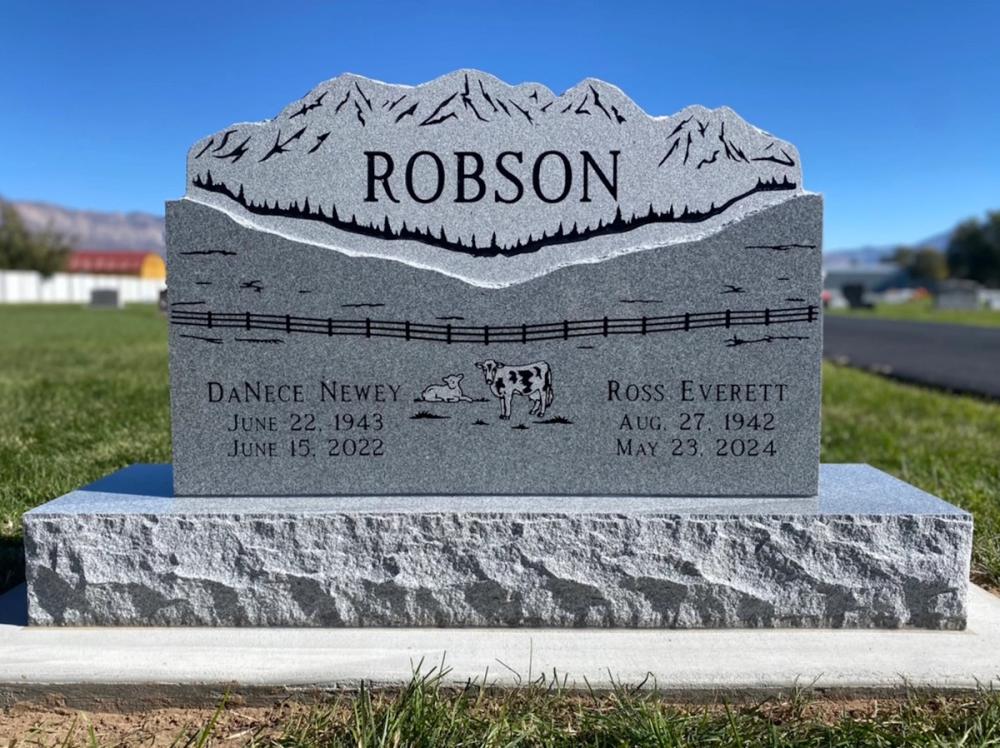 Custom Headstones by Utah Headstone Design