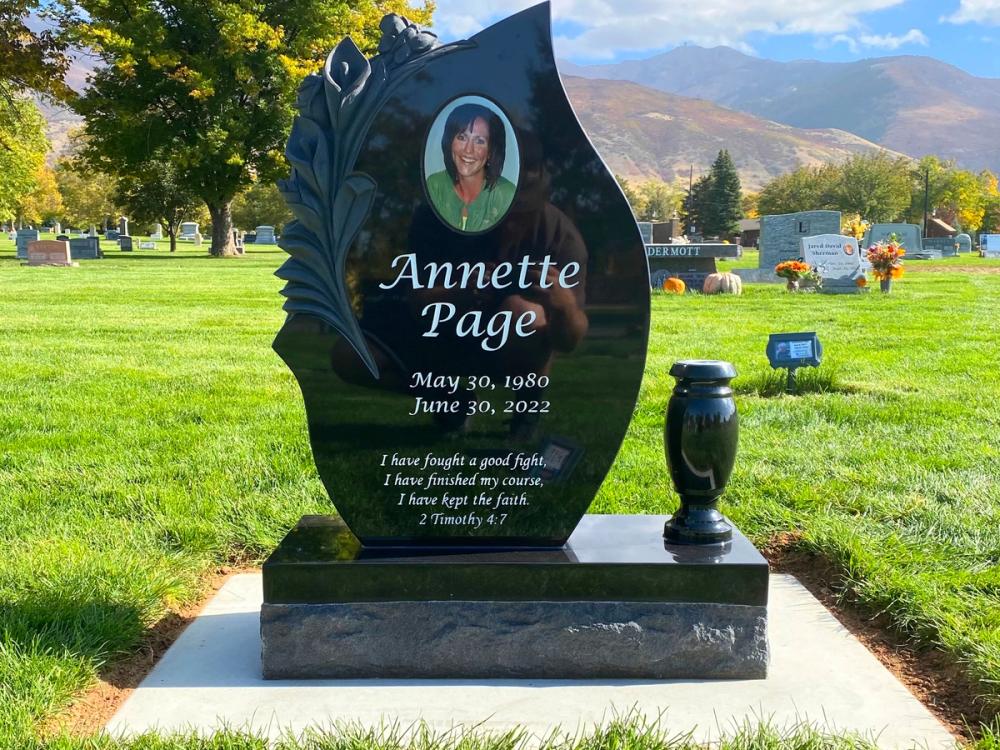 Custom Headstones by Utah Headstone Design