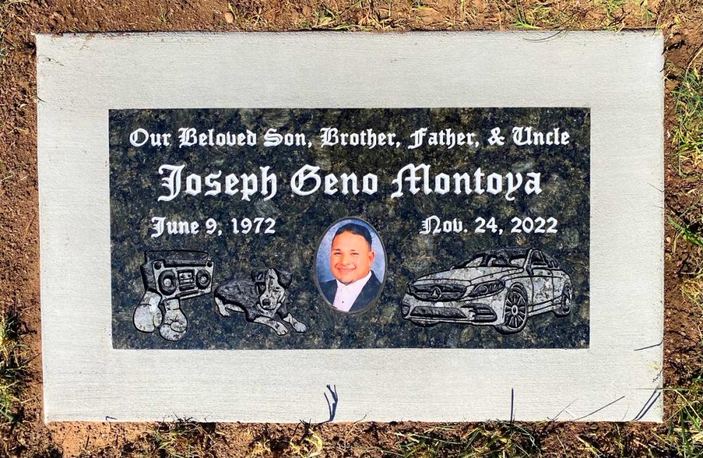 Individual Flush Mounts by Utah Headstone Design