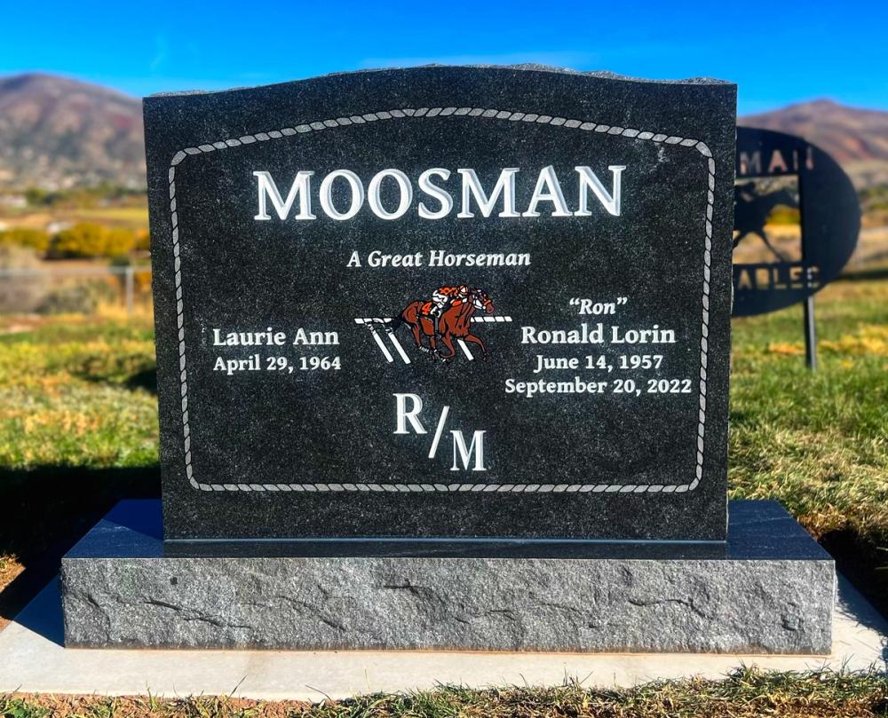 Companion Uprights by Utah Headstone Design