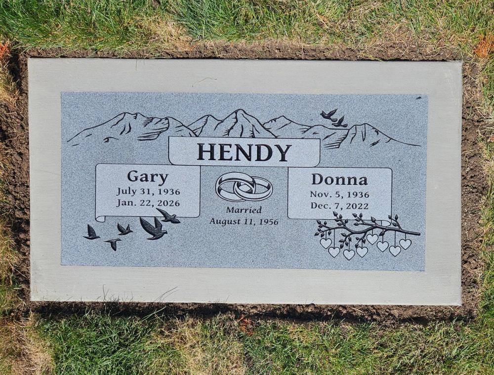Companion Flush Mounts by Utah Headstone Design