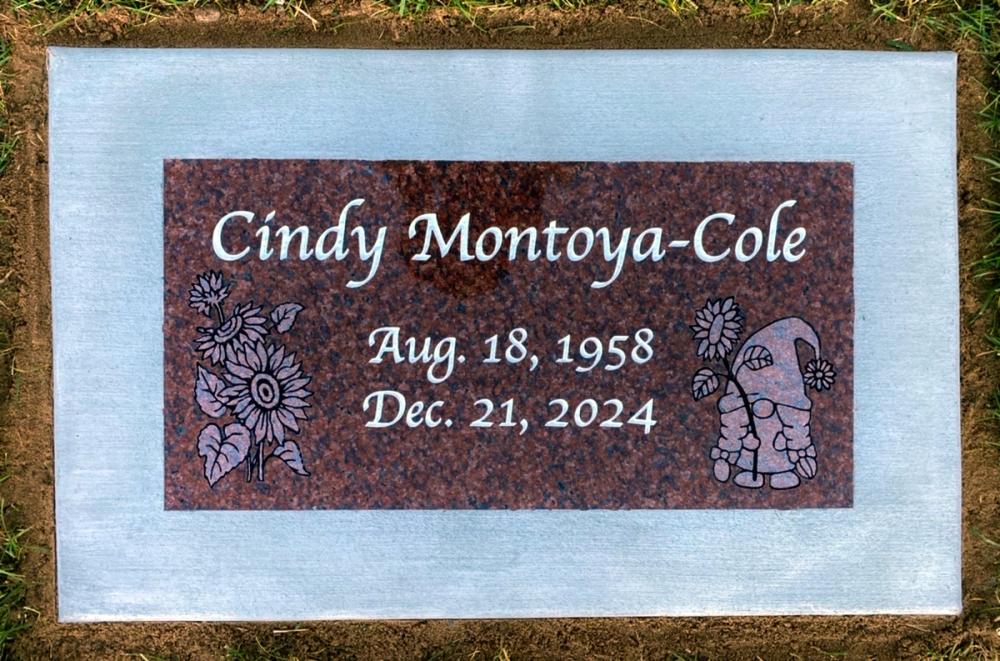 Individual Flush Mounts by Utah Headstone Design
